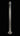 100 OD/MM Surface Mounted Stainless Steel Bollard