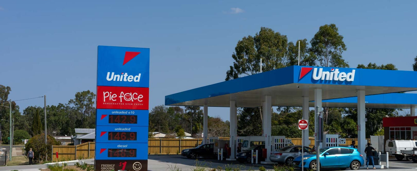 Petrol Service Station Bollards United Service Station TKO Bollards