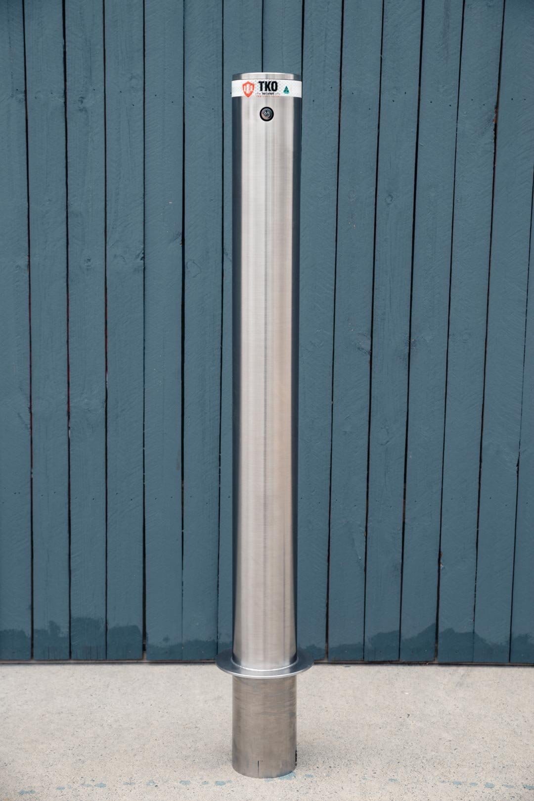 114 OD/MM Stainless Steel In-Ground Removable Bollard | TKO Bollards