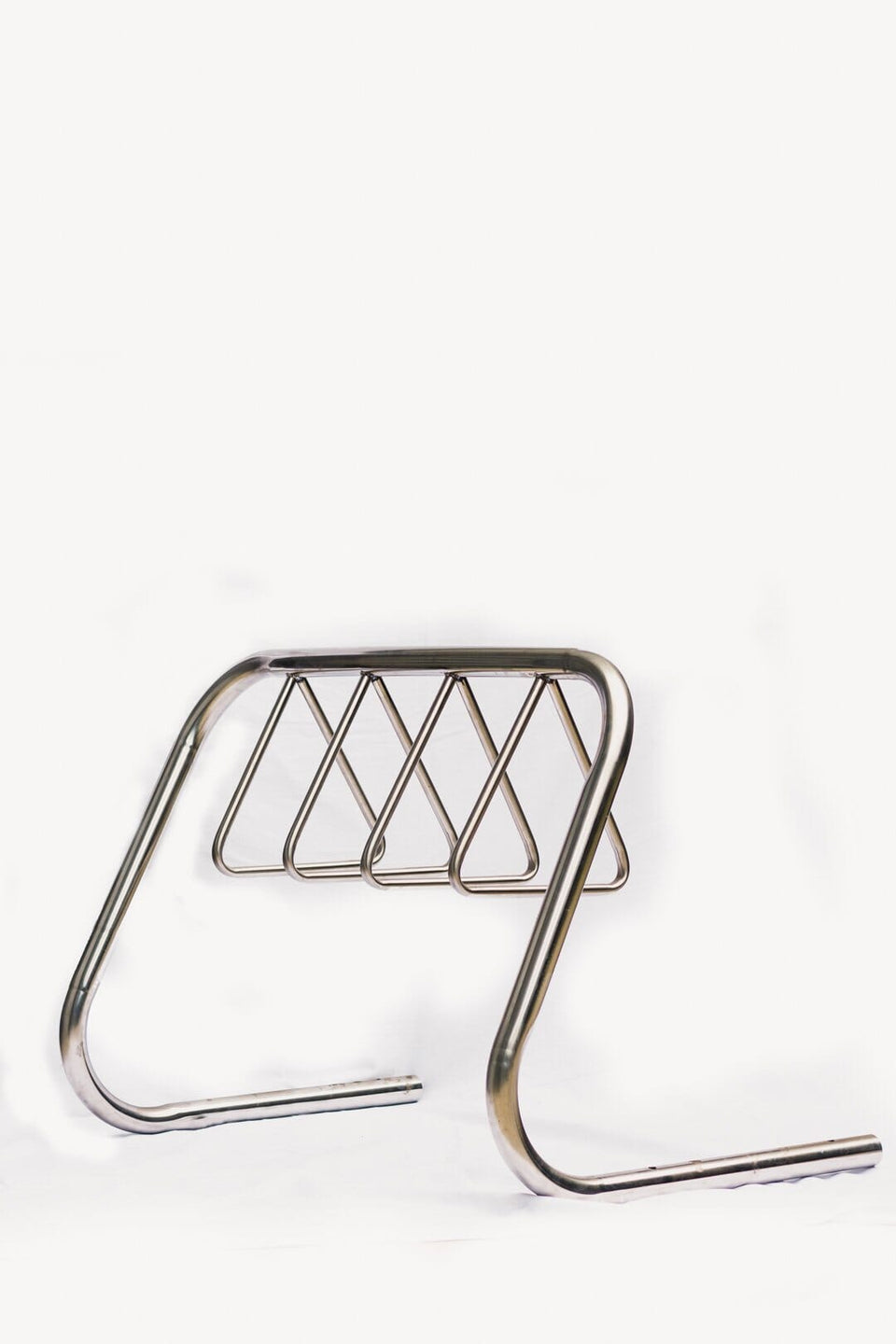 5 Station Bike Rack Triangle Holder | Stainless Steel – TKO Bollards