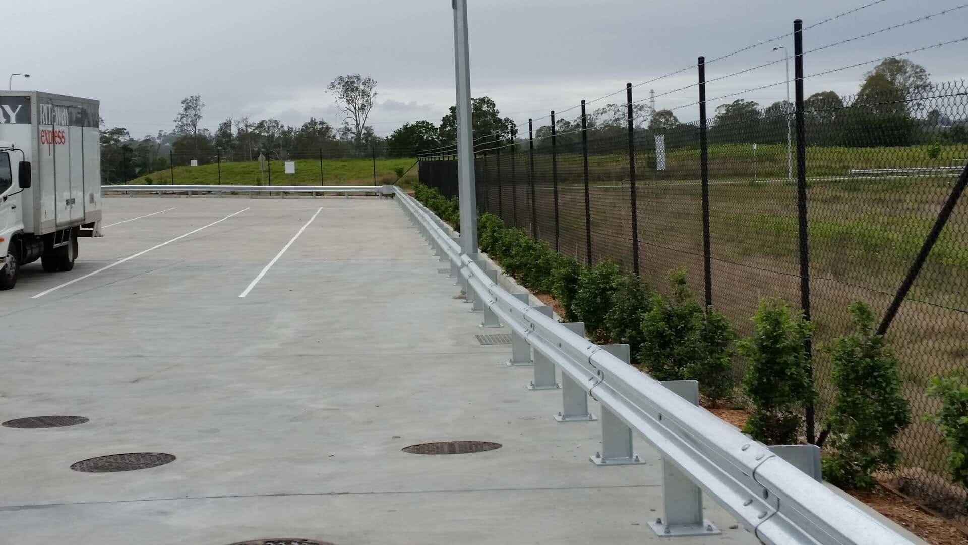 Armco Single Railing Guard Rail/Armco Railing | TKO Bollards