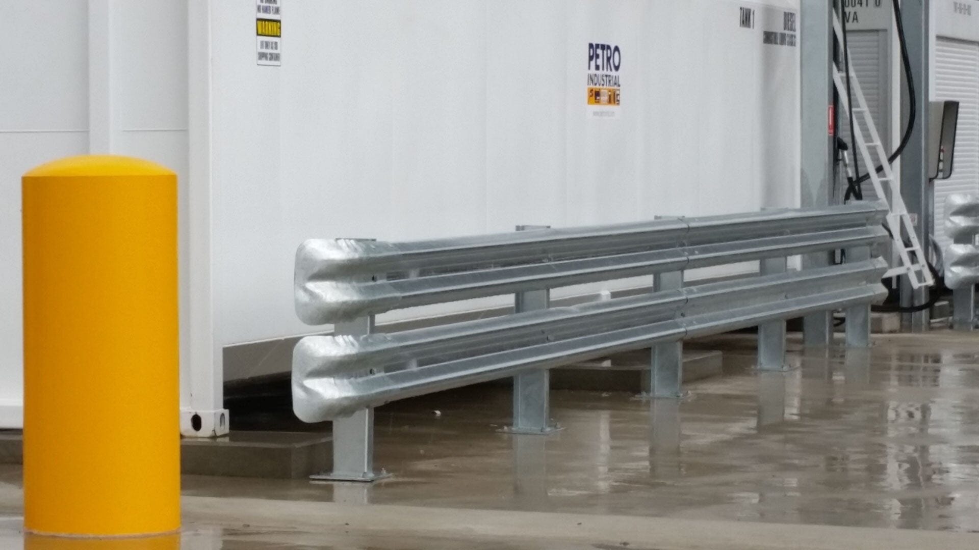 Armco Single Railing Guard Rail/Armco Railing | TKO Bollards