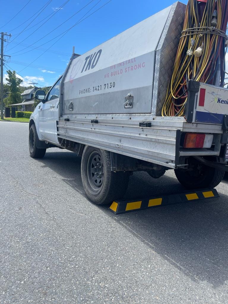 Rubber Wheel Stop | National Delivery | Buy Online – TKO Bollards